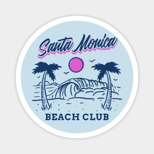 Santa Monica Beach Club Magnet